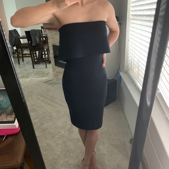 ANTONIO MELANI Dresses & Skirts - Antonio Melani Navy Strapless dress